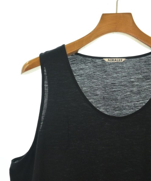 AURALEE（オーラリー）タンクトップ 黒 サイズ:5(L位) メンズ/2200597214028