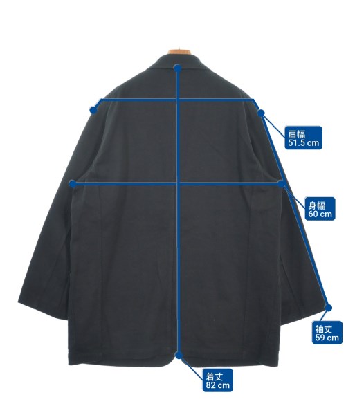 AURALEE（オーラリー）カジュアルジャケット 黒 サイズ:5(L位) メンズ/2200597214240