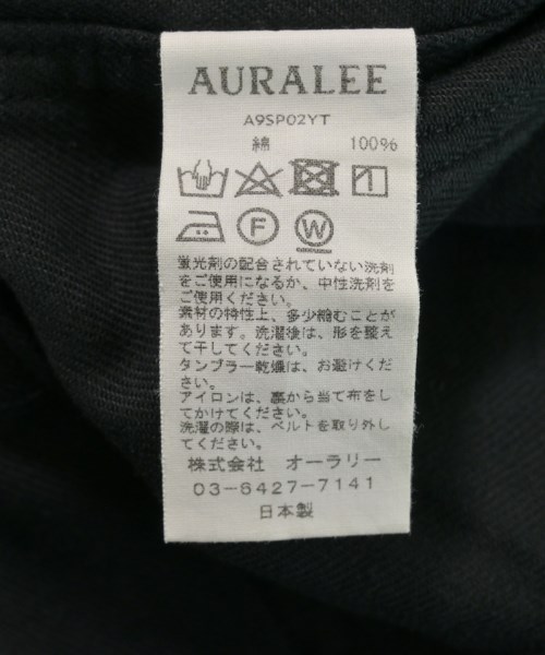 AURALEE（オーラリー）その他 黒 サイズ:5(L位) メンズ/2200597214257