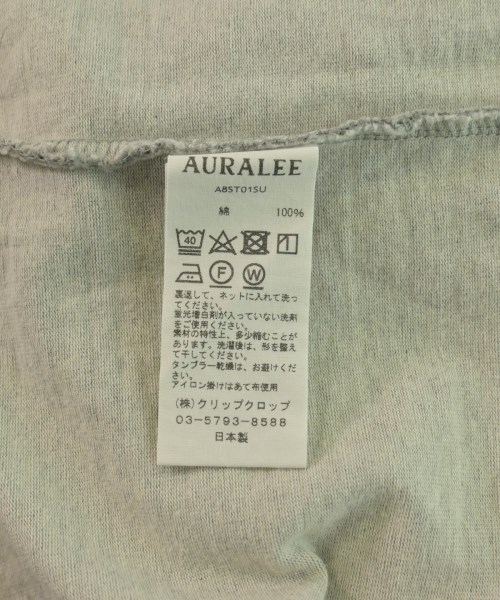 AURALEE（オーラリー）Tシャツ・カットソー グレー サイズ:3(S位) メンズ/2200608769110