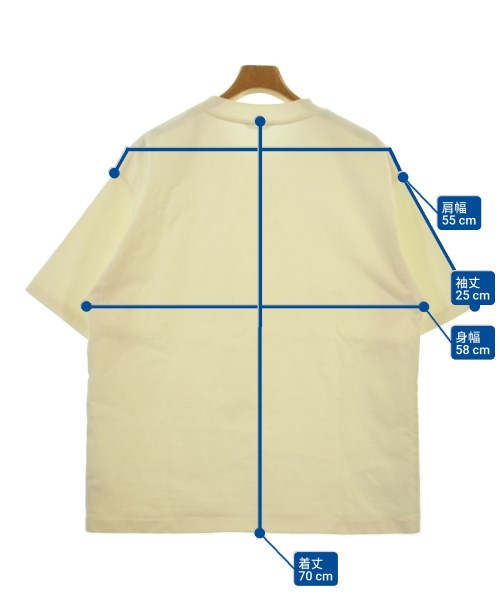 AURALEE（オーラリー）Tシャツ・カットソー 白 サイズ:4(M位) メンズ/2200619202019