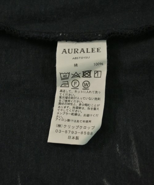 AURALEE（オーラリー）Tシャツ・カットソー 黒 サイズ:4(M位) メンズ/2200619211066