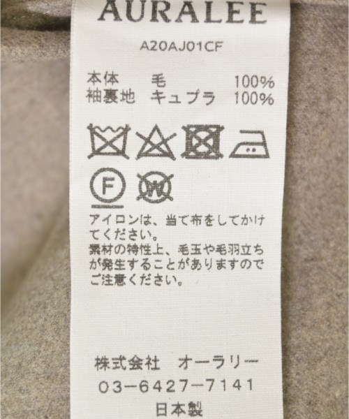 AURALEE（オーラリー）ジャケット ベージュ サイズ:4(M位) メンズ/2200619272036