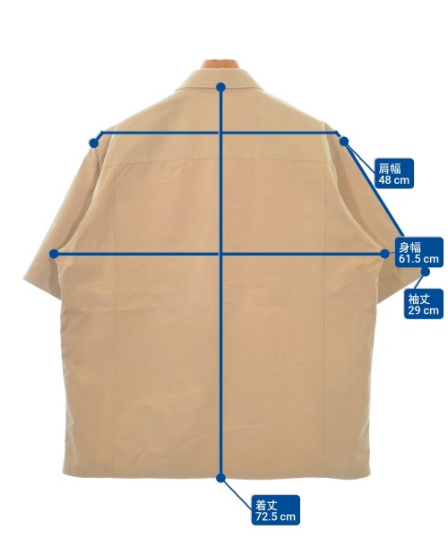 AURALEE（オーラリー）カジュアルシャツ ベージュ サイズ:4(M位) メンズ/2200619393021