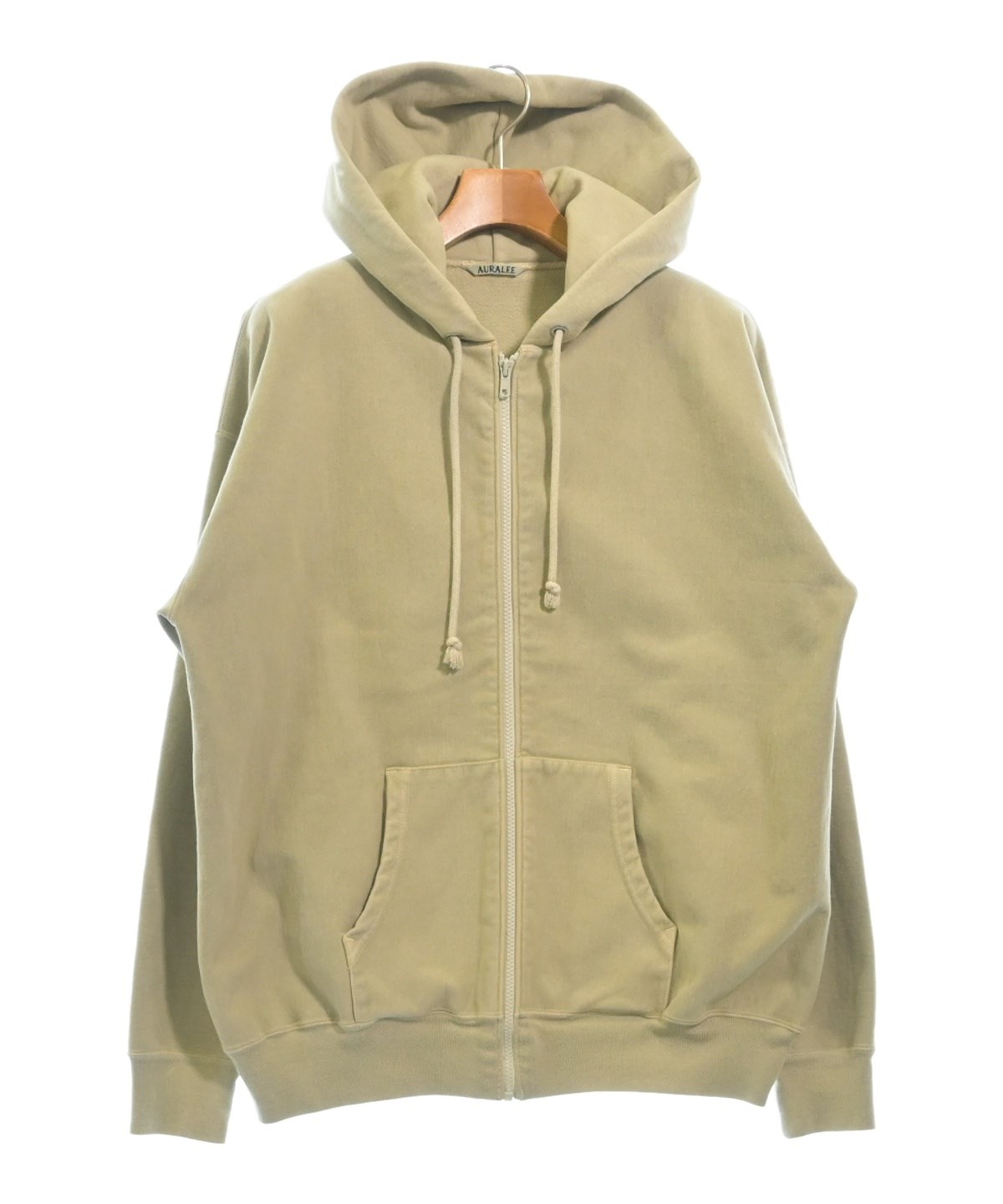 AURALEE（オーラリー）パーカー カーキ サイズ:4(M位) メンズ