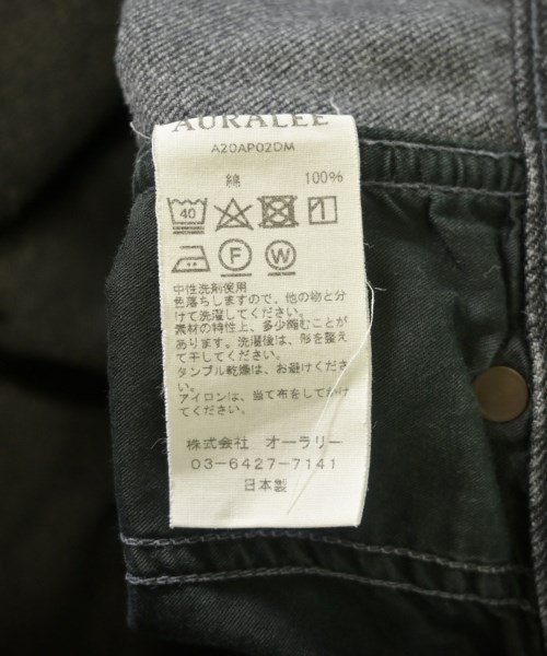 AURALEE（オーラリー）デニムパンツ 黒 サイズ:4(M位) メンズ/2200620306058