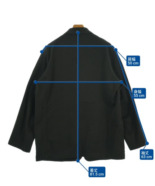 AURALEE（オーラリー）テーラードジャケット 黒 サイズ:4(M位) メンズ/2200620541015