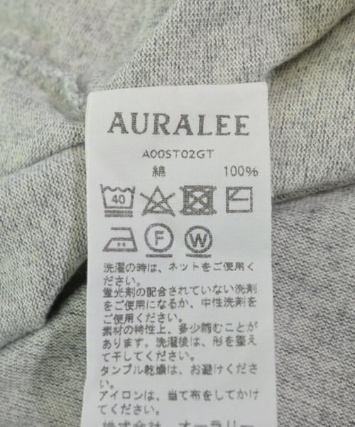 AURALEE（オーラリー）Tシャツ・カットソー グレー サイズ:4(M位) メンズ/2200613978200