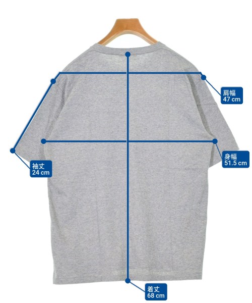 AURALEE（オーラリー）Tシャツ・カットソー グレー サイズ:4(M位) メンズ/2200613978200