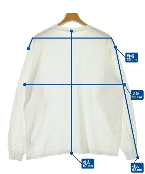 AURALEE（オーラリー）Tシャツ・カットソー 白 サイズ:4(M位) メンズ/2200613978293
