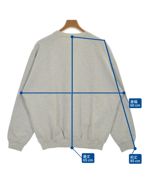 AURALEE（オーラリー）スウェット グレー サイズ:3(S位) メンズ/2200620348041