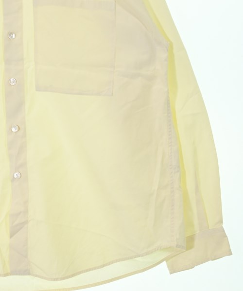 AURALEE（オーラリー）カジュアルシャツ 黄 サイズ:4(M位) メンズ/2200621253023