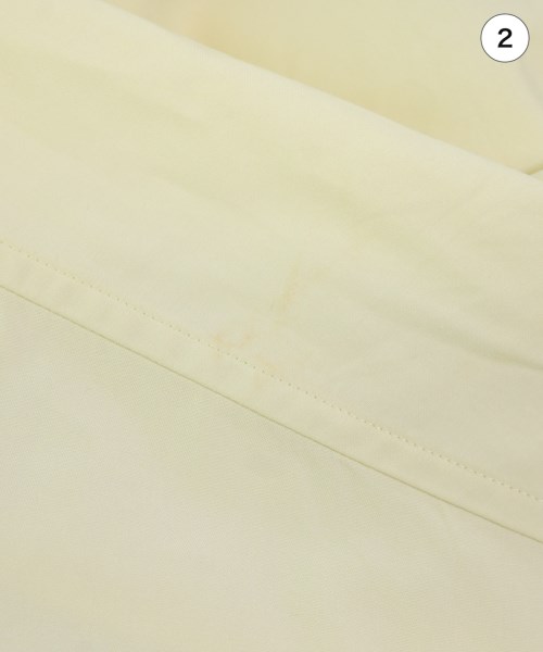 AURALEE（オーラリー）カジュアルシャツ 黄 サイズ:4(M位) メンズ/2200621253023