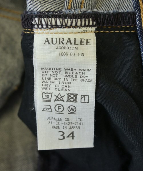 AURALEE（オーラリー）デニムパンツ 紺 サイズ:34(XL位) メンズ/2200606769174