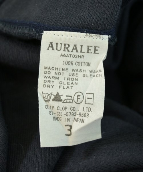 AURALEE（オーラリー）スウェット 紺 サイズ:3(S位) メンズ/2200570883029