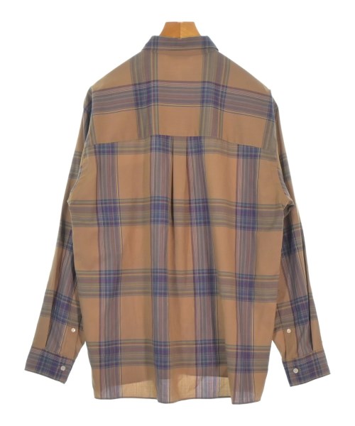 AURALEE（オーラリー）カジュアルシャツ 茶 サイズ:4(M位) メンズ/2200667648104