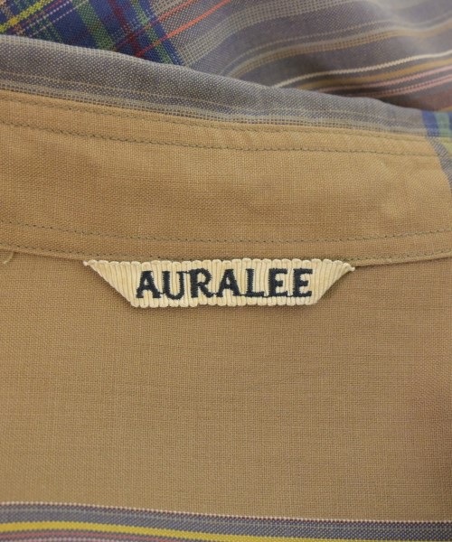 AURALEE（オーラリー）カジュアルシャツ 茶 サイズ:4(M位) メンズ/2200667648104
