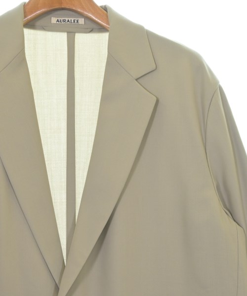 AURALEE（オーラリー）テーラードジャケット ベージュ サイズ:4(M位) メンズ/2200668690027