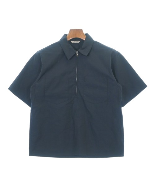 AURALEE(オーラリー)カジュアルシャツ 紺 サイズ:1(XXS位)/2200670091010