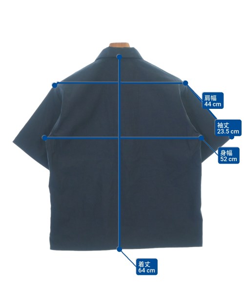 AURALEE（オーラリー）カジュアルシャツ 紺 サイズ:1(XXS位) メンズ/2200670091010