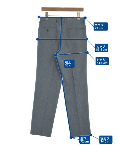 AURALEE（オーラリー）スラックス 青 サイズ:3(S位) メンズ/2200672585036