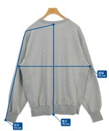 AURALEE（オーラリー）スウェット グレー サイズ:4(XL位) メンズ/2200672802010