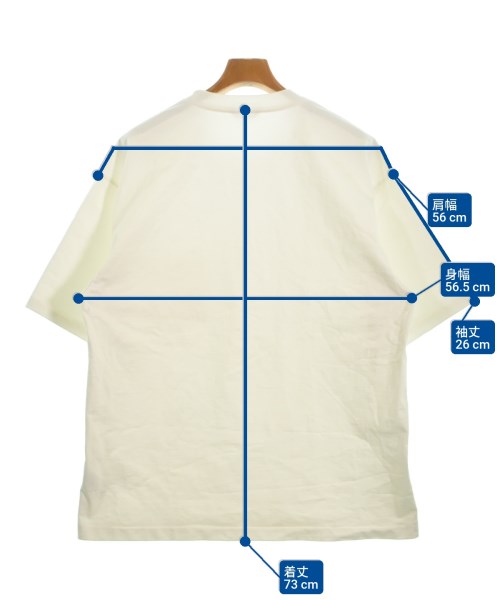 AURALEE（オーラリー）Tシャツ・カットソー 白 サイズ:5(L位) メンズ/2200673001023