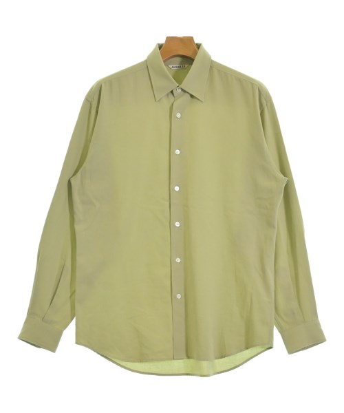 AURALEE(オーラリー)カジュアルシャツ 緑 サイズ:3(S位)/2200673411020