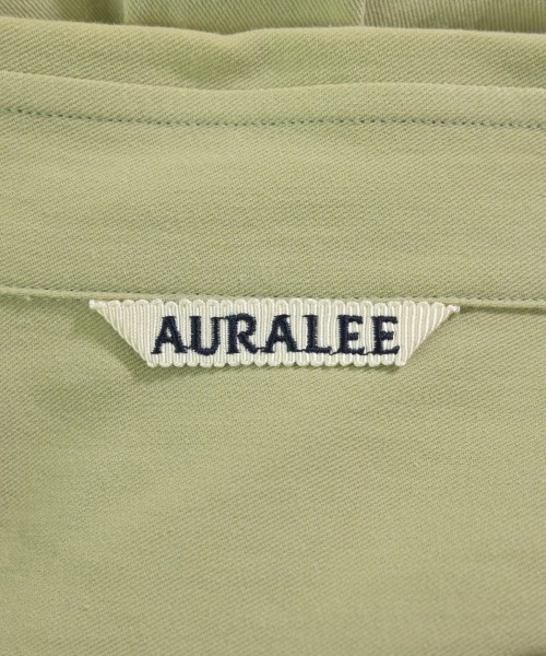 AURALEE（オーラリー）カジュアルシャツ 緑 サイズ:3(S位) メンズ/2200673411020