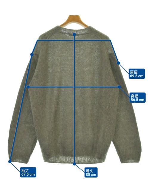 AURALEE（オーラリー）ニット・セーター グレー サイズ:4(M位) メンズ/2200673424044