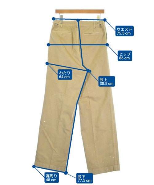 AURALEE（オーラリー）チノパン ベージュ サイズ:4(M位) メンズ/2200673779045