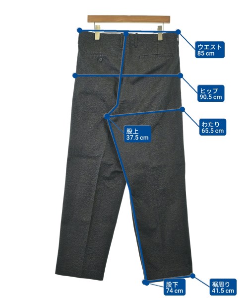 AURALEE（オーラリー）スラックス 黒 サイズ:5(L位) メンズ/2200663357437