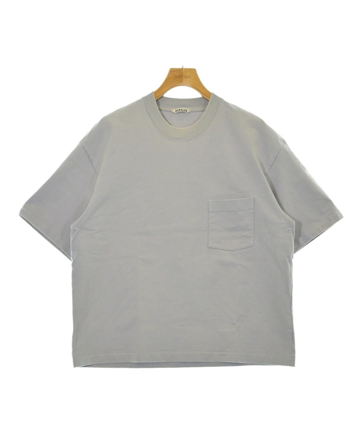 AURALEE オーラリー　クルーネックカットソー　Tシャツ　グレー　コットン AURALEE【オーラリー】Seamless crew neck tee 