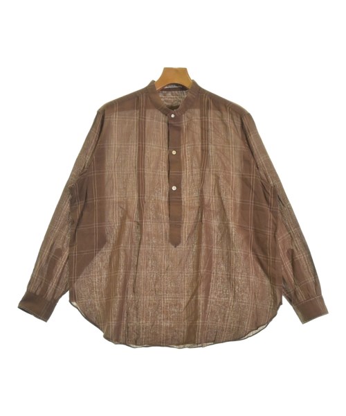 AURALEE(オーラリー)カジュアルシャツ 茶 サイズ:3(S位)/2200674305038