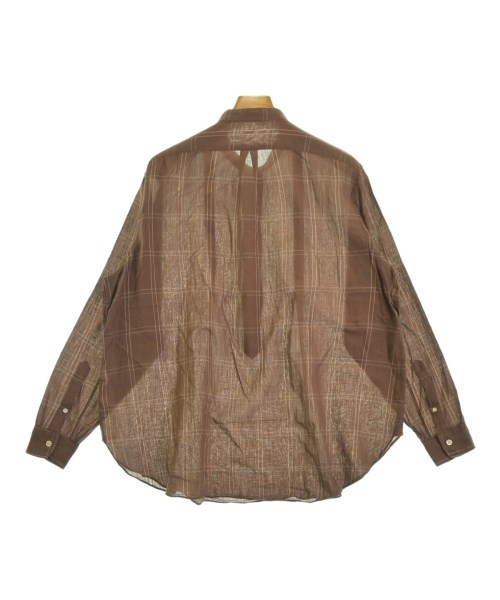 AURALEE（オーラリー）カジュアルシャツ 茶 サイズ:3(S位) メンズ/2200674305038