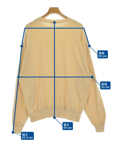 AURALEE（オーラリー）スウェット ベージュ サイズ:4(M位) メンズ/2200672175060
