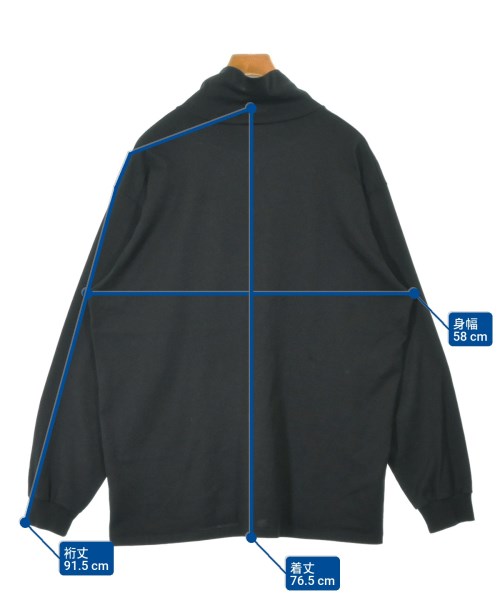 AURALEE（オーラリー）Tシャツ・カットソー 黒 サイズ:5(L位) メンズ/2200675989053