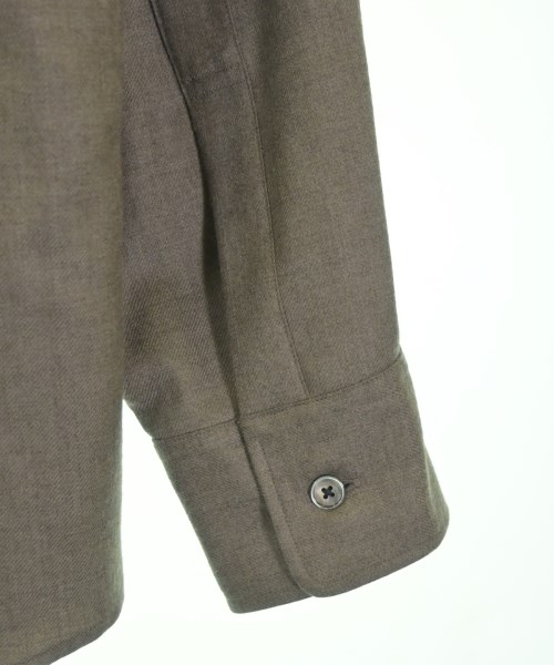 AURALEE（オーラリー）カジュアルシャツ 茶 サイズ:3(S位) メンズ/2200676011012