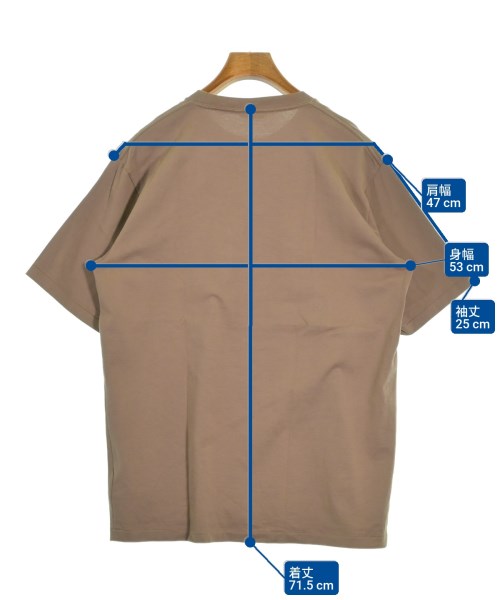 AURALEE（オーラリー）Tシャツ・カットソー 茶 サイズ:4(M位) メンズ/2200676326062