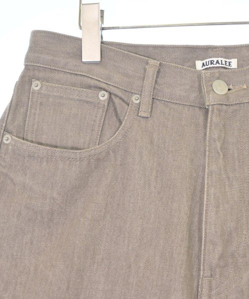 AURALEE（オーラリー）デニムパンツ ベージュ サイズ:32(L位) メンズ/2200676397017