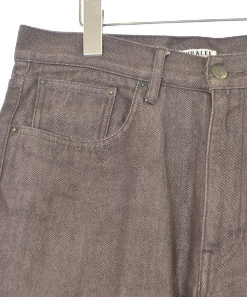 AURALEE（オーラリー）デニムパンツ 茶 サイズ:30(M位) メンズ/2200676397024