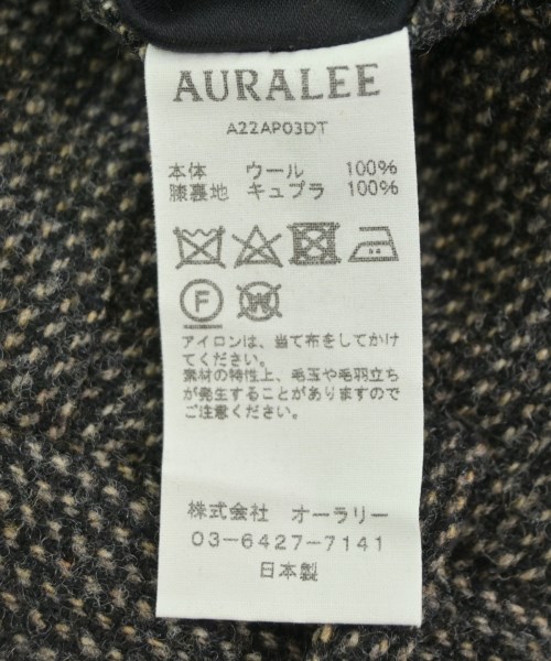 AURALEE（オーラリー）スラックス 茶 サイズ:1(XXS位) メンズ/2200676560145