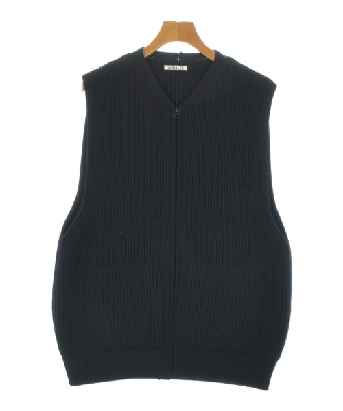 AURALEE(オーラリー)ベスト 黒 サイズ:5(L位)/2200667175099