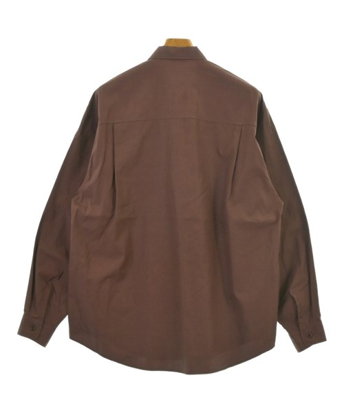 AURALEE（オーラリー）カジュアルシャツ 茶 サイズ:3(S位) メンズ/2200676771039