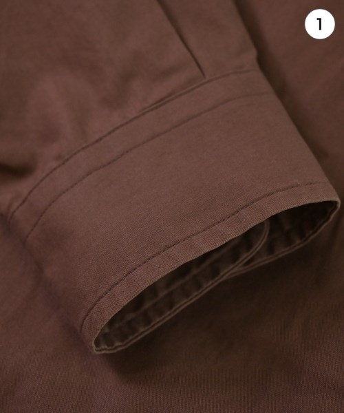 AURALEE（オーラリー）カジュアルシャツ 茶 サイズ:3(S位) メンズ/2200676771039