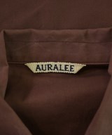AURALEE（オーラリー）カジュアルシャツ 茶 サイズ:3(S位) メンズ/2200676771039