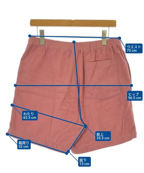 AURALEE（オーラリー）ショートパンツ ピンク サイズ:3(S位) メンズ/2200676771077