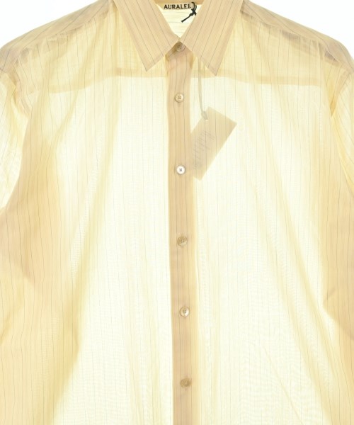 AURALEE（オーラリー）カジュアルシャツ ベージュ サイズ:3(S位) メンズ/2200676967012