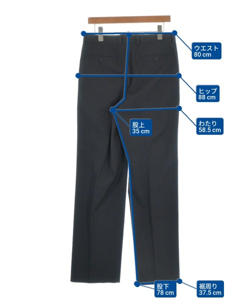 AURALEE（オーラリー）スラックス 黒 サイズ:4(M位) メンズ/2200674721098