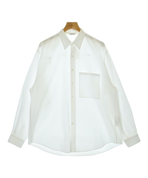 AURALEE(オーラリー)カジュアルシャツ 白 サイズ:5(L位)/2200677224046